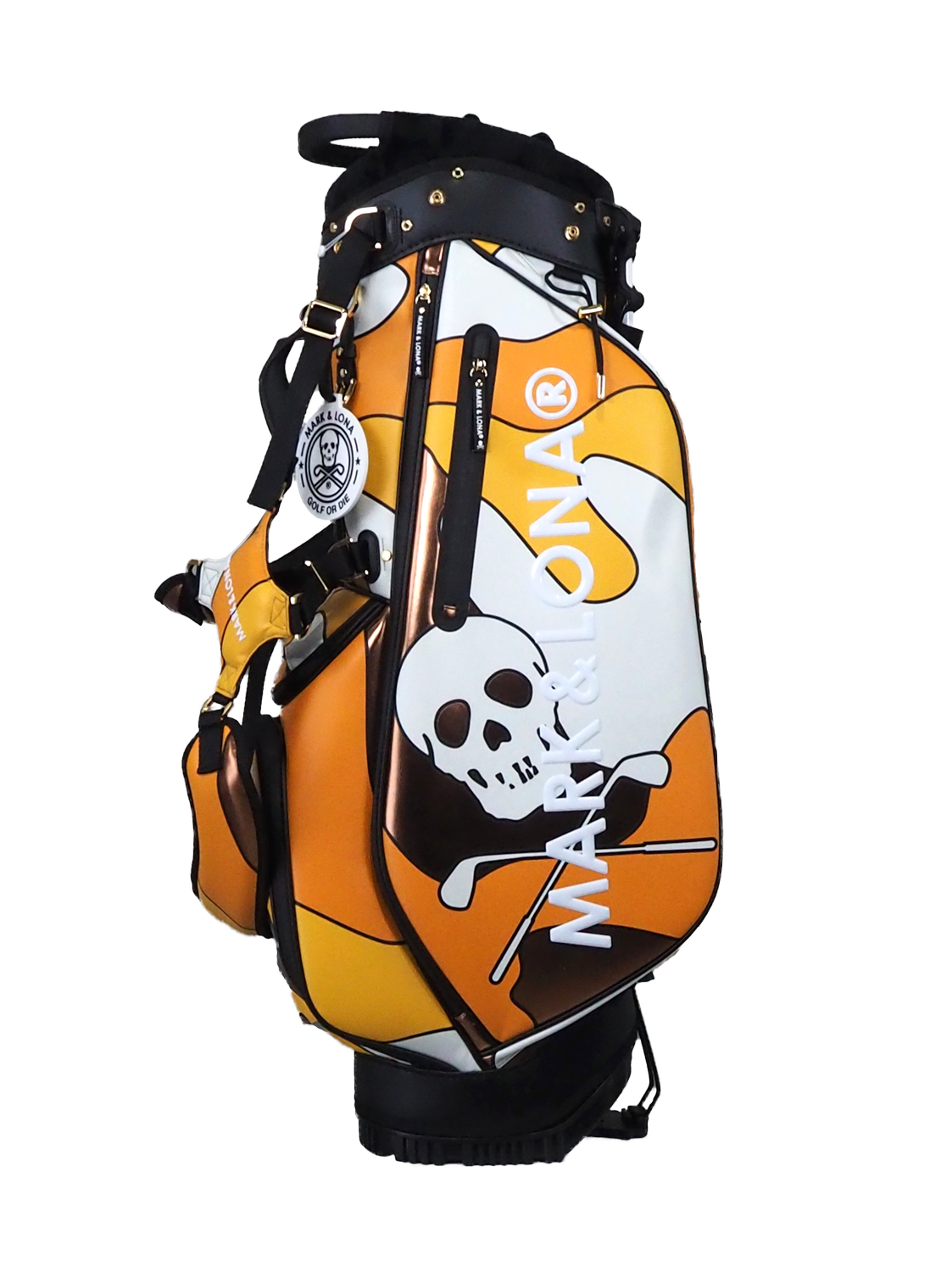 MARK&LONA - MILO Stand Golf Bag | キャディバッグ | オレンジ | ユニ